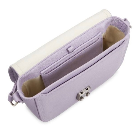 NEW 3.1 Phillip Lim Lavender Pashli Leather Saddle Bag - Picture 4 of 9